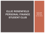 ELLIE ROSENFIELD PERSONAL FINANCE STUDENT CLUB