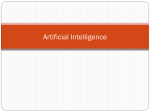 CS3014: Artificial Intelligence INTRODUCTION TO ARTIFICIAL