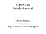 COMP 3009 Introduction to AI