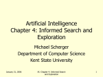 Artificial Intelligence Chapter 4 - Computer Science
