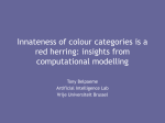 Innateness of colour categories is a red herring: insights from