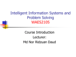 Lecture 1 () - Faculty of Computer Science and Information
