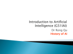 History of AI - School of Computer Science