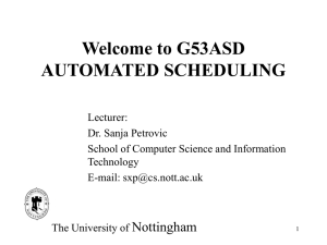 Welcome to G53ASD AUTOMATED