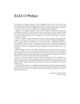 EAAI-13 Preface