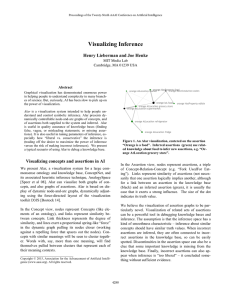 Visualizing Inference Henry Lieberman and Joe Henke MIT Media Lab