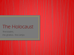 The Holocaust - McCullough Junior High School
