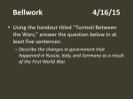 Bellwork 4/6/15