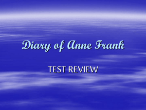 Anne Frank Test Review