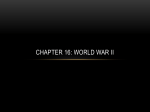 Chapter 16: World War II