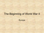17.2: Europe Goes to War PPT slides