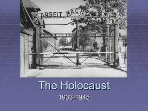 The Holocaust - Kyrene School District