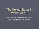 The United States in World War II