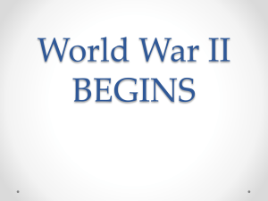 The US Enters WWII… - Warren County Schools