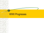 WWII-Progresses