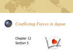 Conflicting Forces in Japan