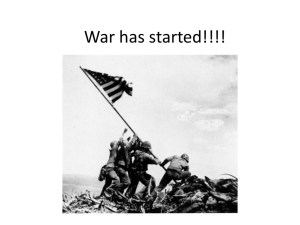 War has started!!!!