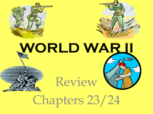 WORLD WAR II Review