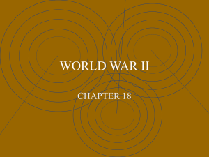 Military History: World War II