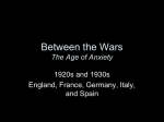 between the wars