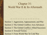 Chapter 31: World War II & Its Aftermath