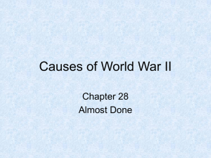 Causes of World War II