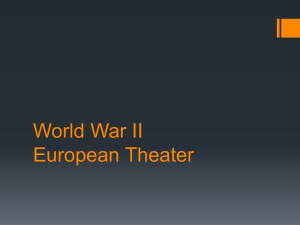 World War II in Europe PowerPoint