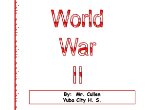 Chapter 30--World War II: European Theater