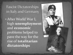 Fascist Dictatorships in Italy and Germany