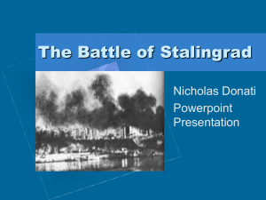 The Battle of Stalingrad