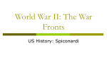World War II War Front - White Plains Public Schools