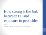 How strong is the link between PD and exposure to pesticides