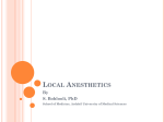 Local Anesthetics