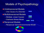 Models of Psychopathology - California State University
