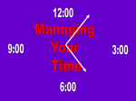 Time Management PowerPoint