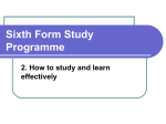 2. Study and learn effectively