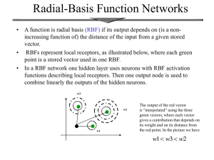 Radial-Basis Function Networks