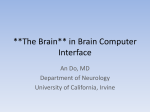 The Brain** in Brain Computer Interface - CBMSPC