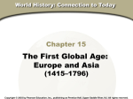 The First Global Age Europe and Asia Powerpoint
