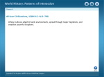 World History: Patterns of Interaction