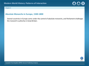 Modern World History: Patterns of Interaction