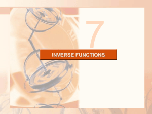 inverse sine functions