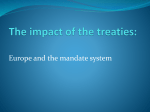 Europe and the mandate system