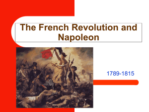 The French Revolution and Napoleon