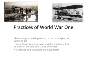 Practices of World War One - Australian International School