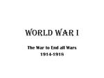 WORLD WAR I