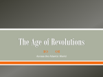 The Age of Revolutions