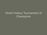 Tournament of World History Figures Power Point