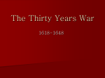 The Thirty Years War - MaderasOnlineClassroom