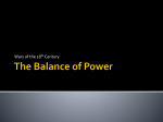 The Balance of Power - mscubanosapeuropeanhistoryplace